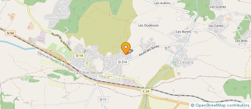 localisation de l'entreprise SCI BERTRAND INVEST à LA BATIE NEUVE
