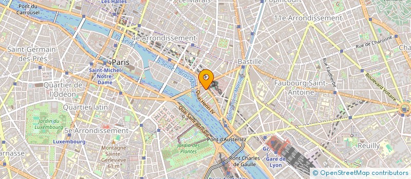 localisation de l'entreprise SCI BERTRAND MORLAND  PARIS