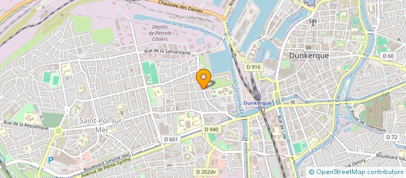 localisation de l'entreprise SCI BERTRAND VAUBAN à DUNKERQUE