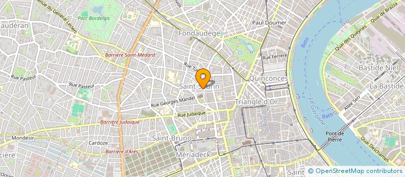 localisation de l'entreprise SCI BERTRANET  BORDEAUX