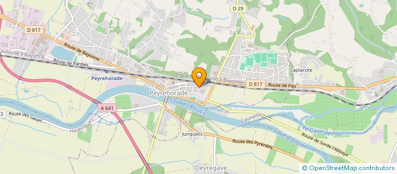 localisation de l'entreprise SCI BERTRANNE  PEYREHORADE