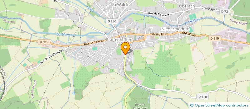 localisation de l'entreprise SCI BERTRAU  VAL-DE-MODER