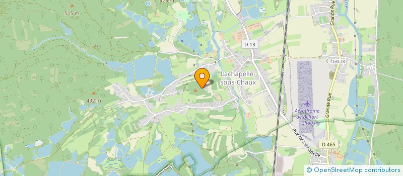 localisation de l'entreprise SCI BERTSCH  LACHAPELLE-SOUS-CHAUX