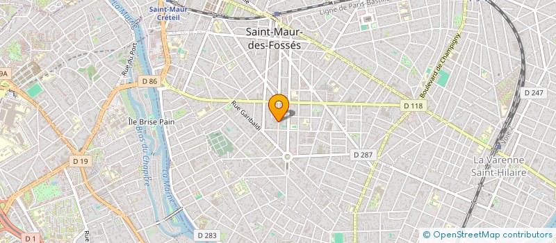 localisation de l'entreprise SCI BERTYNE à SAINT-MAUR-DES-FOSSES