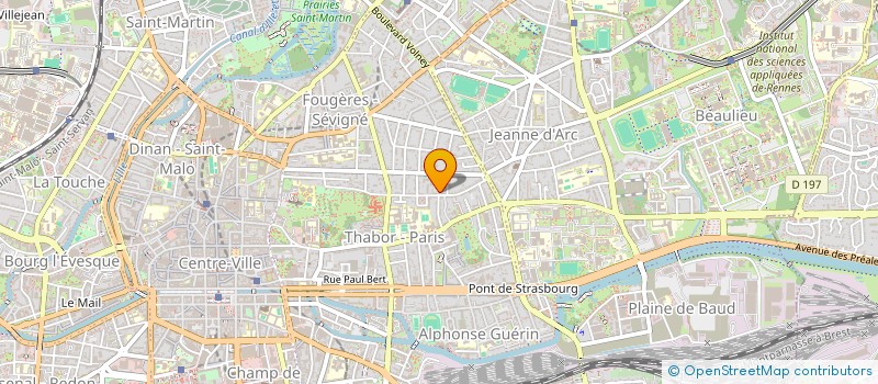 localisation de l'entreprise SCI BERVIE  RENNES