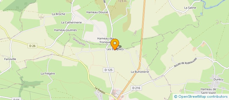 localisation de l'entreprise SCI BERVIER  QUETTEHOU