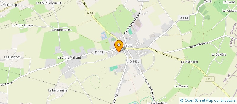 localisation de l'entreprise SCI BERVILLE SUR MER  MOYAUX