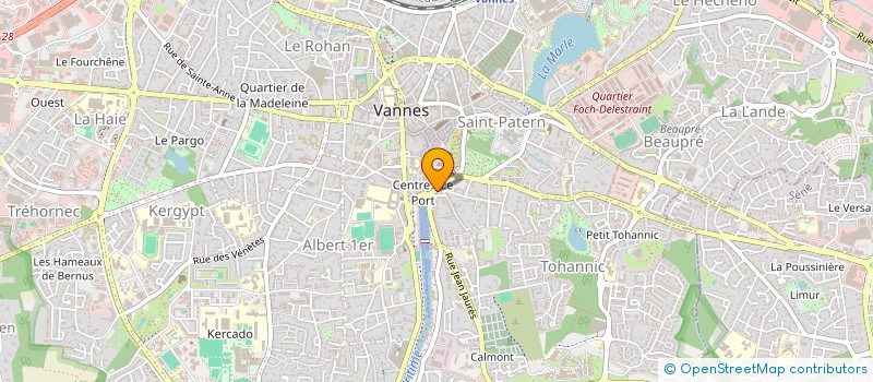 localisation de l'entreprise SCI BERVIN à VANNES