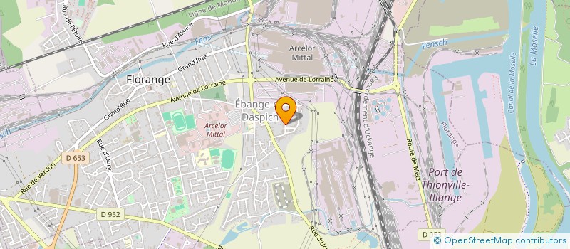 localisation de l'entreprise SCI BERWAL  FLORANGE