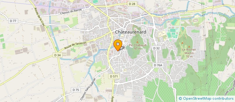 localisation de l'entreprise SCI BERYL  CHATEAURENARD