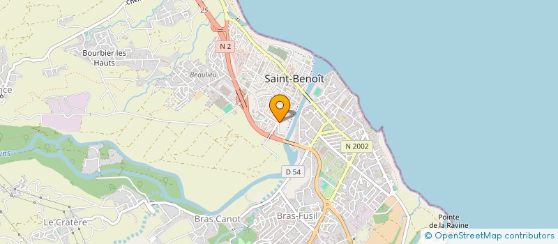 localisation de l'entreprise SCI BERYL à SAINT-BENOIT
