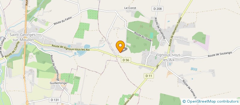 localisation de l'entreprise SCI BERYL  VIGNOUX-SOUS-LES-AIX