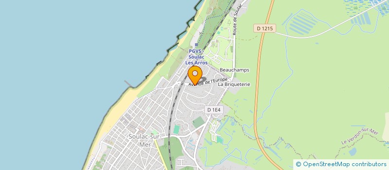 localisation de l'entreprise SCI BERYL  SOULAC-SUR-MER