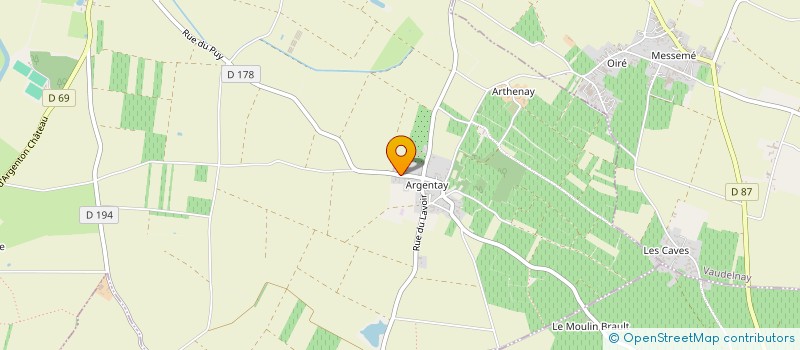 localisation de l'entreprise SCI BERYONE  DOUE-EN-ANJOU