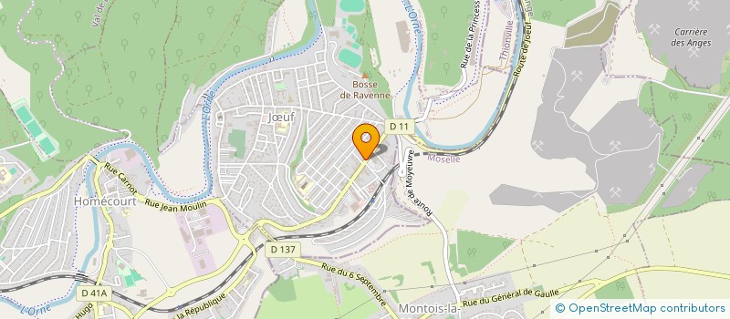 localisation de l'entreprise SCI BERZAC  JUF