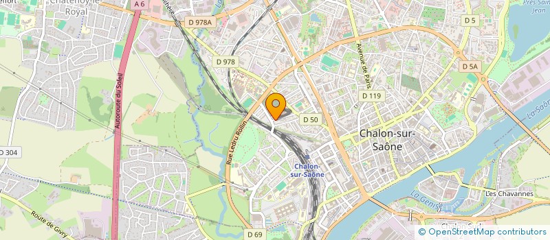 localisation de l'entreprise SCI BERZIN  SAINT-REMY