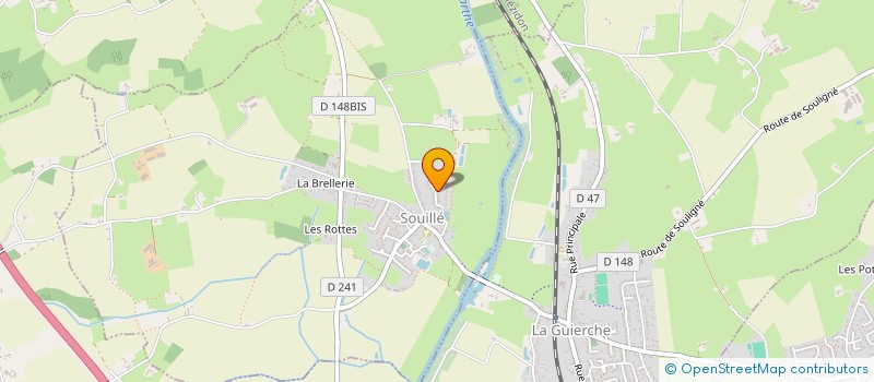 localisation de l'entreprise SCI BERZOUETT  SOUILLE