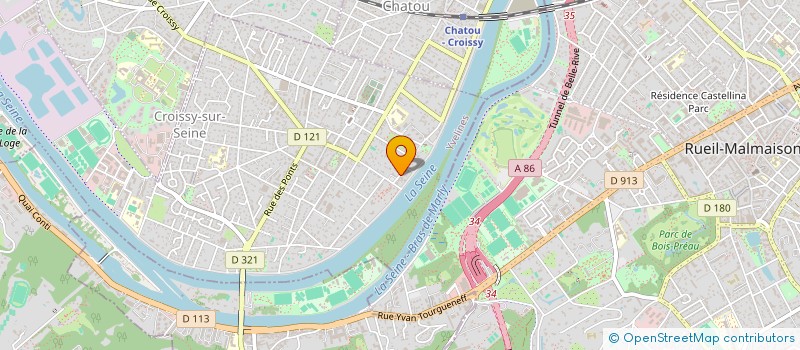 localisation de l'entreprise SCI BES  CROISSY-SUR-SEINE