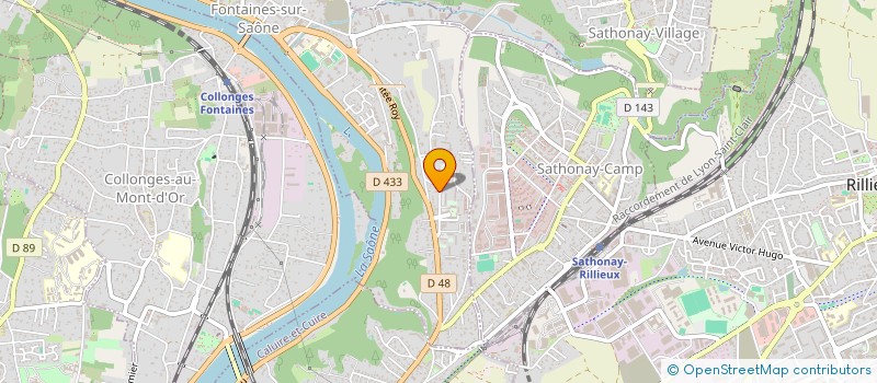 localisation de l'entreprise SCI BES  FONTAINES-SUR-SAONE