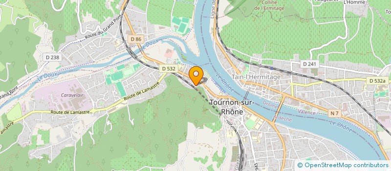 localisation de l'entreprise SCI BES à TOURNON SUR RHONE