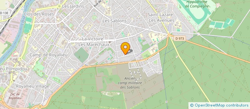 localisation de l'entreprise SCI BESA  COMPIEGNE