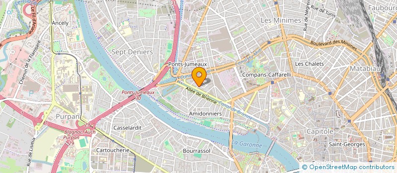 localisation de l'entreprise SCI BESAME  TOULOUSE