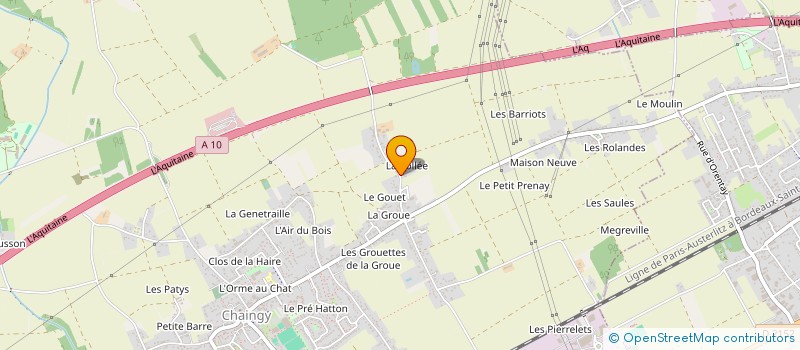 localisation de l'entreprise SCI BESANCON à CHAINGY