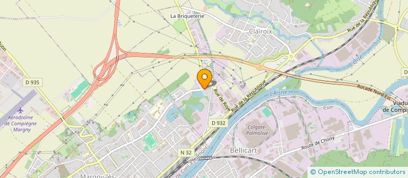 localisation de l'entreprise SCI BESANCON AMEL  CLAIROIX