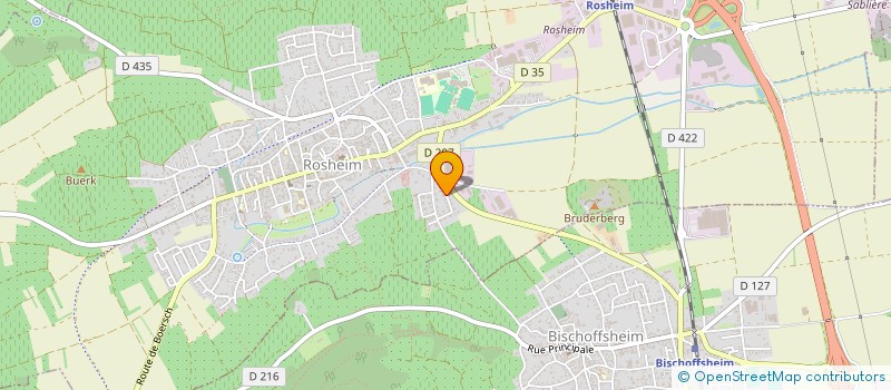 localisation de l'entreprise SCI BESAR  ROSHEIM