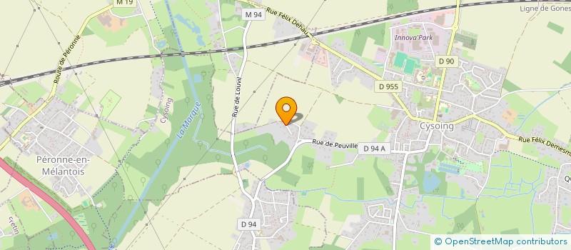 localisation de l'entreprise SCI BESCANO  CYSOING