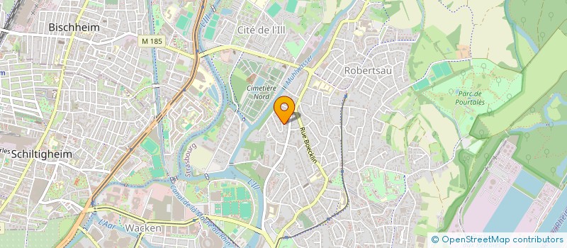 localisation de l'entreprise SCI BESCHMITT  STRASBOURG