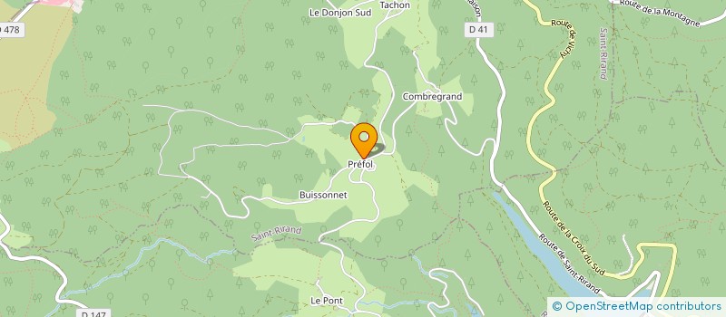 localisation de l'entreprise SCI BESCLAY  SAINT-RIRAND