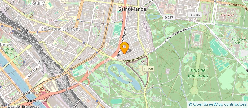 localisation de l'entreprise SCI BESIMENTOB à SAINT-MANDE