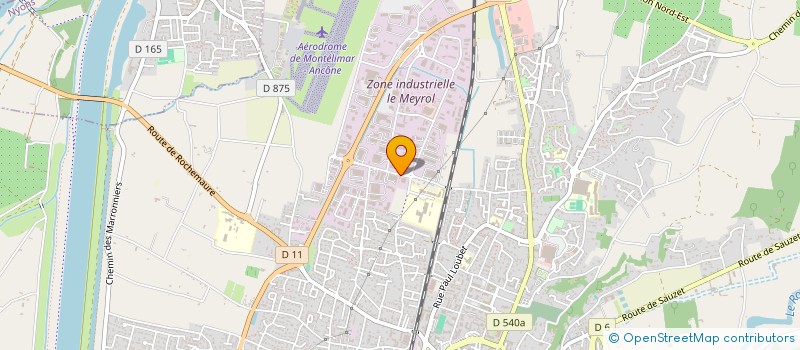 localisation de l'entreprise SCI BESIMI à MONTELIMAR