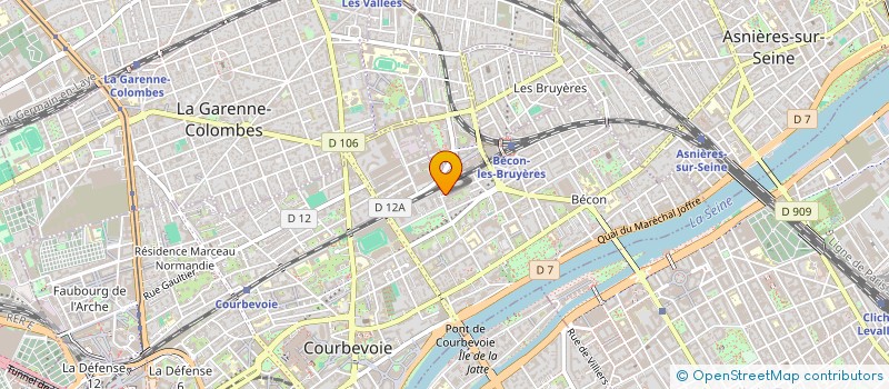 localisation de l'entreprise SCI BESLE à COURBEVOIE