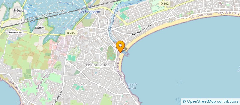 localisation de l'entreprise SCI - BESLON BG  LE POULIGUEN