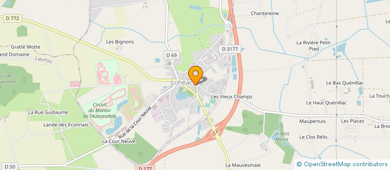 localisation de l'entreprise SCI BESLONNEAU  LOHEAC