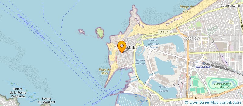 localisation de l'entreprise SCI BESNARD CAPITAL  SAINT-MALO