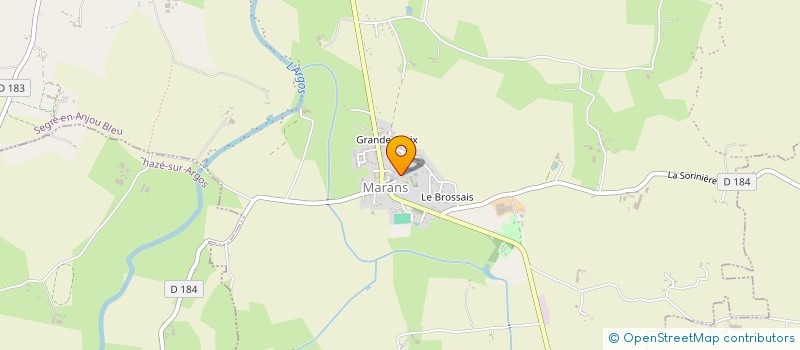 localisation de l'entreprise SCI BESNIER LFP  SEGRE-EN-ANJOU BLEU