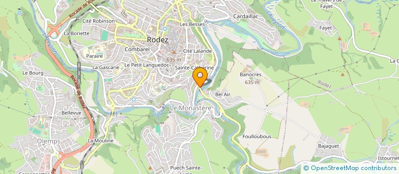 localisation de l'entreprise SCI BESOMBES  LE MONASTERE