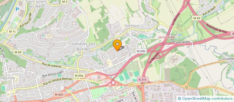 localisation de l'entreprise SCI BESSAGUET  METZ