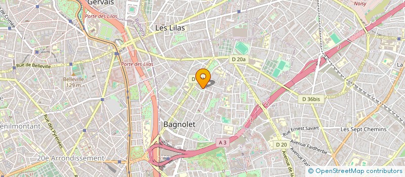 localisation de l'entreprise SCI BESSARION OKABANDO PARTNERS BEST INVEST à BAGNOLET