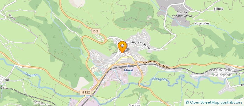 localisation de l'entreprise SCI BESSE à MURAT