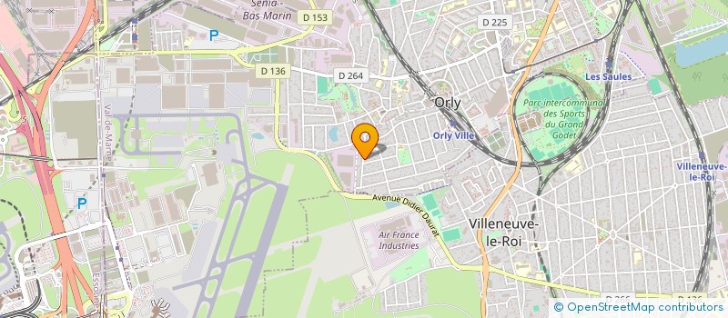 localisation de l'entreprise SCI BESSE BELLEFEUILLES  ORLY