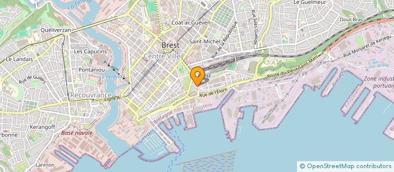 localisation de l'entreprise SCI BESSET  BREST