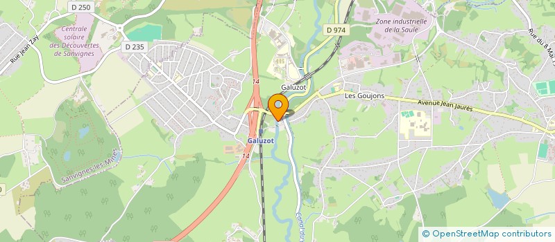 localisation de l'entreprise SCI BESSEVE  SAINT-VALLIER