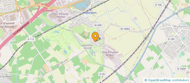 localisation de l'entreprise SCI BESSIERE  BAILLARGUES