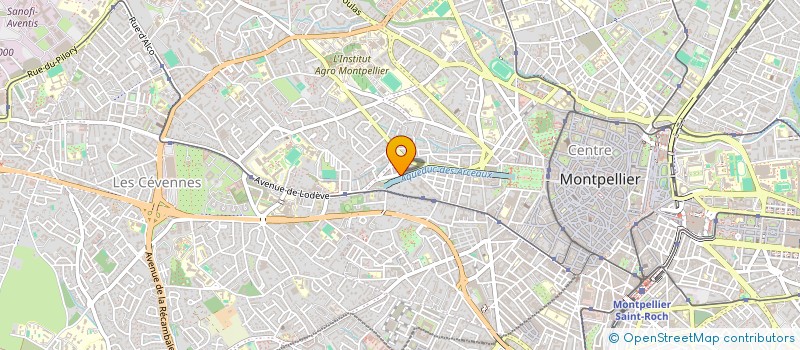 localisation de l'entreprise SCI BESSIERE à MONTPELLIER