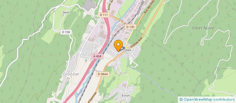 localisation de l'entreprise SCI BESSON à GROISSIAT