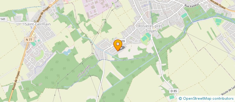 localisation de l'entreprise SCI BESSON  ROSIERES-PRES-TROYES